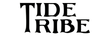 Text 'TIDE TRIBE' in black on a beige background